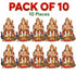 Lord Karttikeya (Murugan) Printed MDF Cutout Pack of 10 | DIY Decoration, Toran & Bandhanwar | Craft Shop India