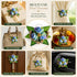 Blue Handmade Artificial 3 Flowers & Pollen Bunch Pack of 6 for Trousseau Packing | Craft Shop India