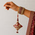 Red Handmade Ethnic Gotapatti Latkan Tassel Set of 2 for Saree, Blouse & Lehenga | Craft Shop India