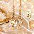 Golden Handmade Crystal Beaded Latkan Pair for Saree, Blouse & Lehenga | Craft Shop India