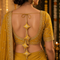 Mustard Yellow Latkan Tassel with Glass Beads Set of 2 | 20 Inch | Saree, Blouse & Lehenga | Craft Shop India