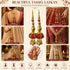 Red Handmade Ethnic Beads Latkan Tassel Pack of 2 for Saree Pallu, Blouse, Lehenga & Dupatta | Craft Shop India