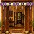 Puple Lotus Toran Bandhanwar for Door Entrance | 40 Inch | Handmade Floral Door Hanging | Craft Shop India