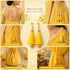 Yellow Silk Hanging Tassels with Silver Cutdana Beads for Saree Pallu, Blouse, Lehenga, Dupatta, DIY Art & Craft Decoration | Pack of 10 | Craft Shop India
