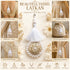 White Mirror Work Round Latkan Tassel Set of 2 for Saree Pallu, Blouse, Dupatta & Lehenga | Craft Shop India