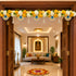 Yellow Evil Eye Bandhanwar Toran 40 Inch for Home Door Entrance | Craft Shop India