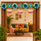 Blue Flower Bandhanwar Toran for Door Entrance | 40 Inch | Craft Shop India