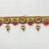 Yellow Lotus Patch Bandhanwar for Door Entrance | 40 Inch | Handmade Floral Door Hanging | Craft Shop India