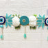 Firozi Lotus Toran Bandhanwar for Door Entrance | 40 Inch | Handmade Floral Door Hanging | Craft Shop India