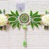 Green Lotus Toran Bandhanwar for Door Entrance | 40 Inch | Handmade Floral Door Hanging | Craft Shop India