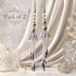 Silver Pipe Handmade Ethnic Latkan Tassel Set of 2 for Saree, Blouse & Lehenga | Craft Shop India