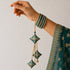 Sea Green Latkan Tassel with Glass Beads Set of 2 | 20 Inch | Saree, Blouse & Lehenga | Craft Shop India