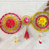Yellow & Rani Chakra Toran Bandhanwar for Door Entrance | 40 Inch | Craft Shop India