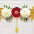 Yellow Lotus Toran Bandhanwar for Door Entrance | 40 Inch | Handmade Floral Door Hanging | Craft Shop India