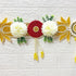 Yellow Lotus Toran Bandhanwar for Door Entrance | 40 Inch | Handmade Floral Door Hanging | Craft Shop India