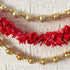 Red Flower String Bandhanwar Toran 40 Inch for Home Entrance | Craft Shop India