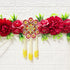 Red Hare Ka Sahara Bandhanwar for Door Entrance | 40 Inch | Handmade Floral Door Hanging | Craft Shop India