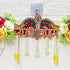 Red Jai Shri Shyam Bandhanwar for Door Entrance | 40 Inch | Handmade Floral Door Hanging | Craft Shop India