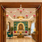 White Pearl & Rani Flower Toran Bandhanwar for Door Entrance | 40 Inch | Handmade Floral Door Hanging | Craft Shop India