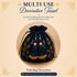 Midnight Navy Fancy Silk Tassels with Zari Bead Thread Latkan Pack of 10 | Craft Shop India