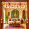 Yellow & Rani Chakra Toran Bandhanwar for Door Entrance | 40 Inch | Craft Shop India