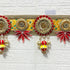 Yellow Lotus Patch Bandhanwar for Door Entrance | 40 Inch | Handmade Floral Door Hanging | Craft Shop India