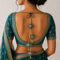 Sea Green Latkan Tassel with Glass Beads Set of 2 | 20 Inch | Saree, Blouse & Lehenga | Craft Shop India