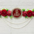 Red Hare Ka Sahara Bandhanwar for Door Entrance | 40 Inch | Handmade Floral Door Hanging | Craft Shop India