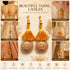 Mustard Yellow Mirror Work Round Latkan Tassel Set of 2 for Saree Pallu, Blouse, Dupatta & Lehenga | Craft Shop India