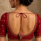 Red Round Ethnic Nalki Cone Latkan Tassel Pack of 2 for Saree, Blouse & Lehenga | Craft Shop India