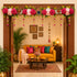 Red Shrinathji Toran Bandhanwar for Door Entrance | 40 Inch | Craft Shop India