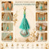 Sea Green Mirror Handmade Ethnic Latkan Tassel Pack of 2 for Saree, Blouse & Lehenga | Craft Shop India