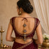 Maroon Latkan Tassel with Glass Beads Set of 2 | 20 Inch | Saree, Blouse & Lehenga | Craft Shop India