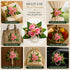 Pink Handmade Artificial 3 Flowers & Pollen Bunch Pack of 6 & 12 | Trousseau Packing | Craft Shop India