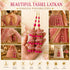 Pink 3 Cone Ethnic Nalki Cone Latkan Tassel Pack of 2 for Saree, Blouse & Lehenga | Craft Shop India