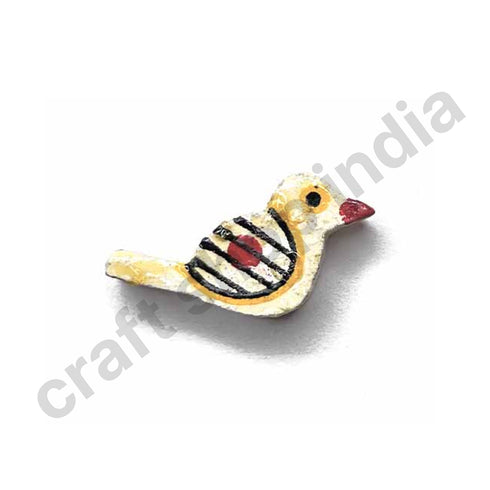 Off-white Bird Wooden Miniature