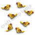 Yellow Bird Wooden Miniature