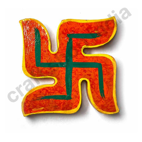 Swastick (Satiya) Wooden Miniature