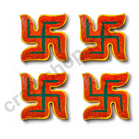 Swastick (Satiya) Wooden Miniature