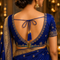 Royal Blue Tassel with Cord Rope Pack of 2 for Saree Pallu, Blouse & Lehenga | Craft Shop India