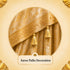Metallic Golden Fancy Silk Tassels with Zari Bead Thread Latkan Pack of 10 | Craft Shop India