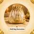 Metallic Golden Fancy Silk Tassels with Zari Bead Thread Latkan Pack of 10 | Craft Shop India