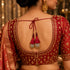 Maroon Mirror Work Round Latkan Tassel Set of 2 for Saree Pallu, Blouse, Dupatta & Lehenga | Craft Shop India