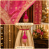 Rani Pink Mirror Work Round Latkan Tassel Set of 2 for Saree Pallu, Blouse, Dupatta & Lehenga Decoration | Craft Shop India