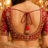 Red Mirror Work Round Latkan Tassel Set of 2 for Saree Pallu, Blouse, Dupatta & Lehenga | Craft Shop India