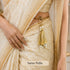 Golden Silk Hanging Tassels with Silver Cutdana Beads for Saree Pallu, Blouse, Lehenga, Dupatta, DIY Craft & Decoration | Pack of 10 | Craft Shop India