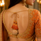 Orange Mirror Work Round Latkan Tassel Set of 2 for Saree Pallu, Blouse, Dupatta & Lehenga | Craft Shop India