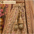 Golden Mirror Work Round Latkan Tassel Set of 2 for Saree Pallu, Blouse, Dupatta, Lehenga & DIY Craft Decoration | Craft Shop India