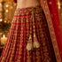 Maroon Ethnic Nalki Cone Latkan Tassel Pack of 2 for Saree, Blouse & Lehenga | Craft Shop India