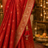 Red Embroidered Triangle Potli Latkan Tassel Set of 2 for Saree, Blouse & Lehenga | Craft Shop India